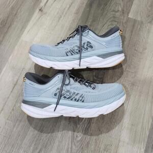 Hoka One One Bondi 7 Blue Fog Castlerock Running Gym 1110518 BFCS Mens 11.5